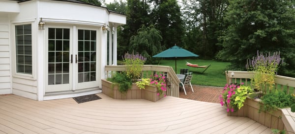 patio and entrance to the Spa