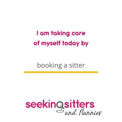 Happy #selfcaresunday! Book a sitter and start planning your week ahead.