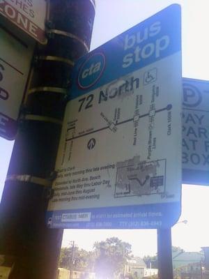 #72 North Bus