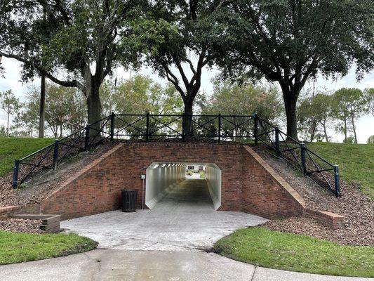 Underpass w safe passage for families w kids, Baybridge Park, Kids Playground, Westchase, Tampa