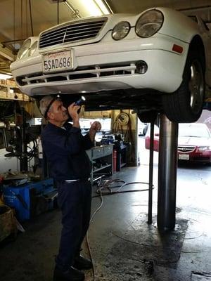 Repair of all imports and domestic cars. years of experience.