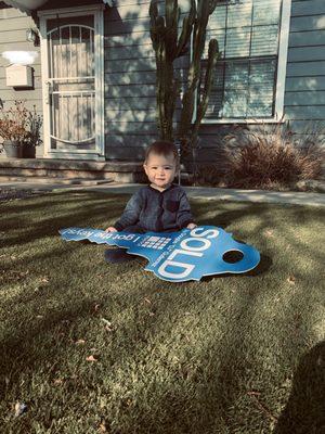 Our baby boy got the keys!