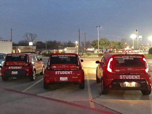 Student driver cars