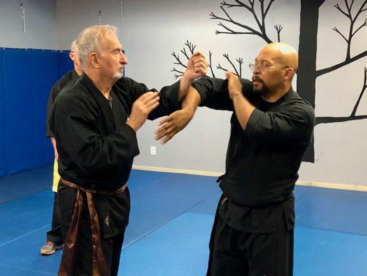 Adult self-defense classes at the Edge Martial Arts Academy.