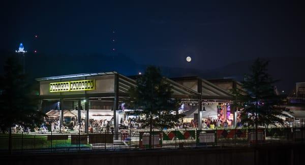 The Polacek Pavilion during a special event.