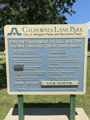 Park info