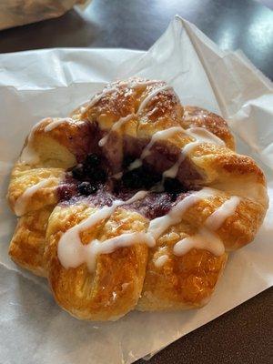 Blueberry danish