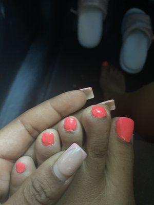 Sloppy and uninformed nails for $60  Flash nails in Wilmington . Take your money to a business that cares. The owner refused to fix