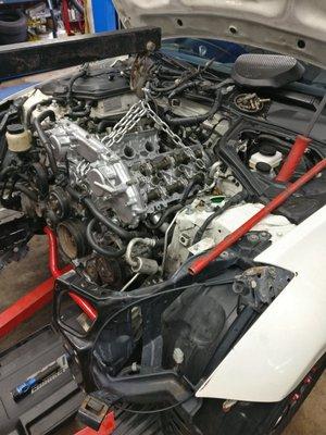 New engine install on a Nissan 350z