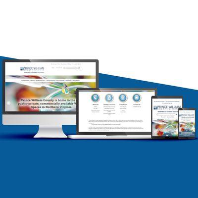 Website Redesign for Prince William County, Department of Economic Development.