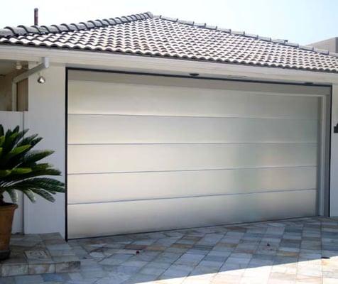 Brushed Aluminum Door