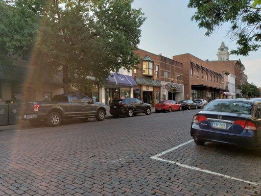 Shops on Court St. in Downtown Athens