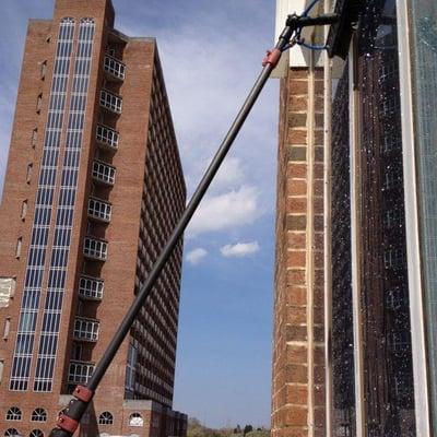 Our Advanced Window Cleaning Techniology provide our company with an edge above the competition.