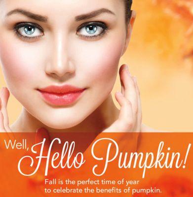 Pumpkin facials now available!