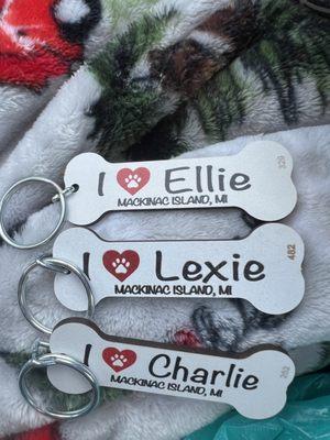 Cute dog keychains!