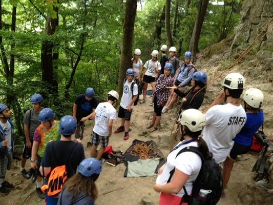 Rock Climbing camps with AWL