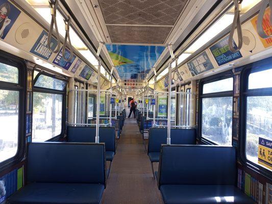 Train interior