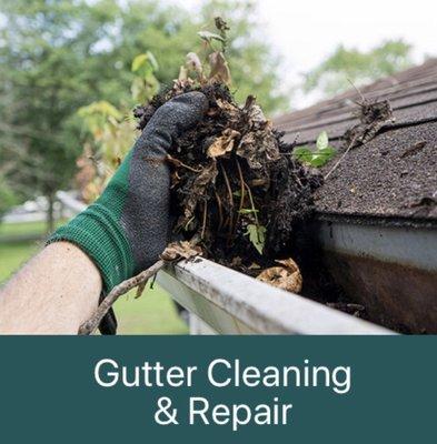 Gutter cleaning and repair services