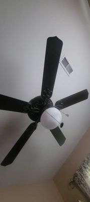 Ceiling fan installation