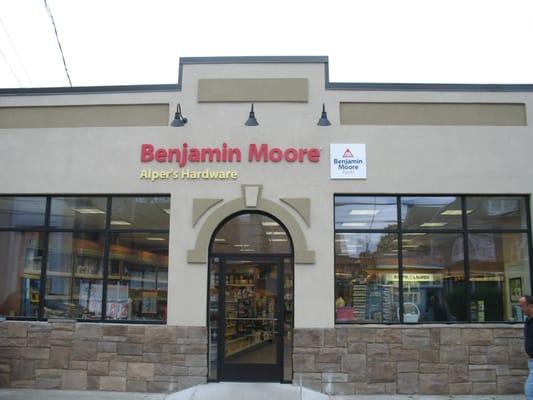 Our Benajmin Moore Signature Paint Store.  Just around the corner from our main location.