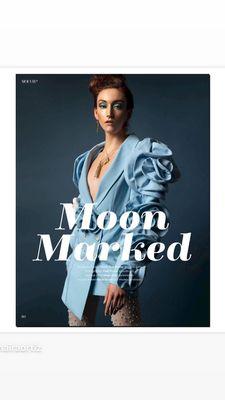 Hair & Makeup Editorial Moon Marked