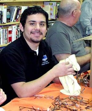 We got to spend an afternoon donating our time to help the Tucson Downtown Lions clean eyeglasses for the visually challenged.