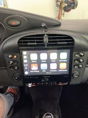 Apple CarPlay screen.