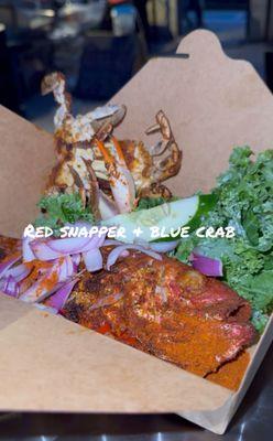 Wild Red Snapper & Blue Crabs