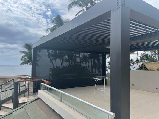 StruXure louvered roof system