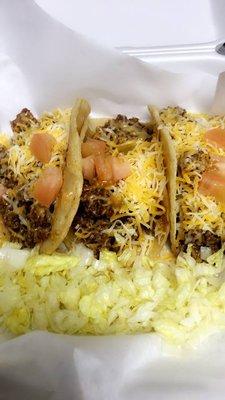 GROUND BEEF SOFT TACOS