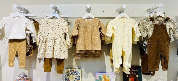 New Fall Arrivals for baby girls and boys.