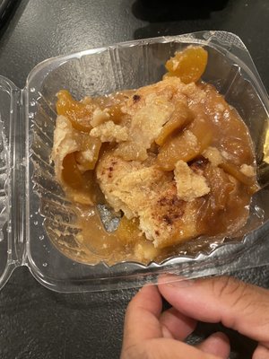 Peach cobbler