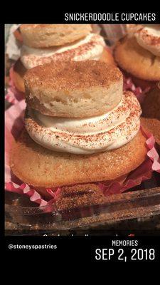 Snickerdoodle cupcake