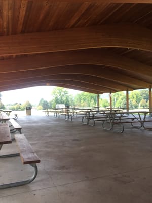 A beautiful pavilion to have lunch or as my 3 year old would say picnic