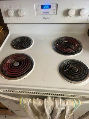 stove burners not working