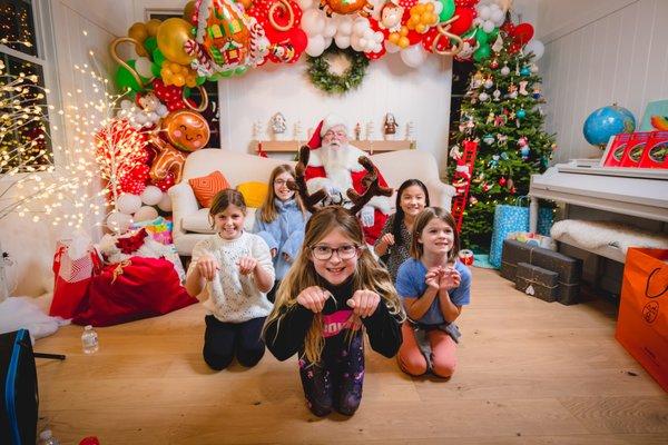 Santa and his lil' reindeers!