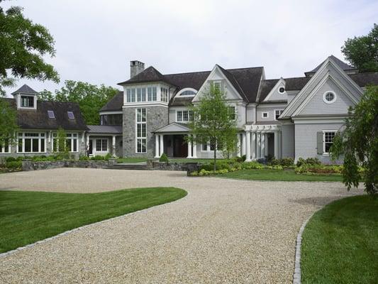 Custom waterfront home on Aberdeen Creek by 
  Purple Cherry Architects - Annapolis. Visit purplecherry.com for additional photos.