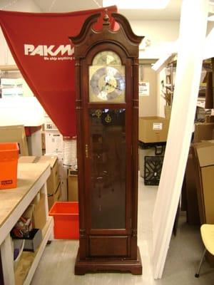 Need to ship a Grandfather clock?  It's no problem at Pak Mail!