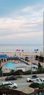 View of the beach from room 506