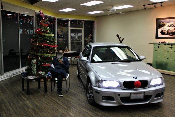 If you're cold they're cold bring them inside.     Season greetings from                  GT Auto Repair