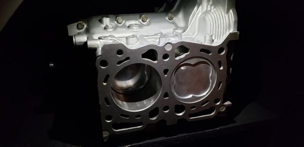 One sexy Subaru ej22t closed deck engine short block with JE forged pistons.