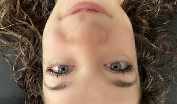 Lash lift and tint