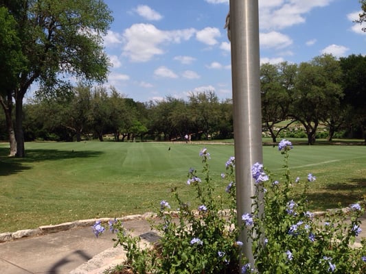 The putting green!