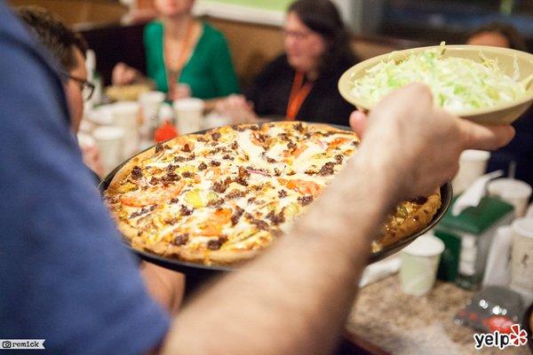 Cheeseburger Pizza