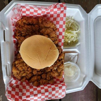 Tenderloin - crispy on the outside, moist on the inside