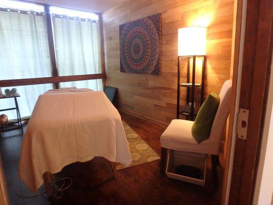 Relax in our massage therapy rooms.