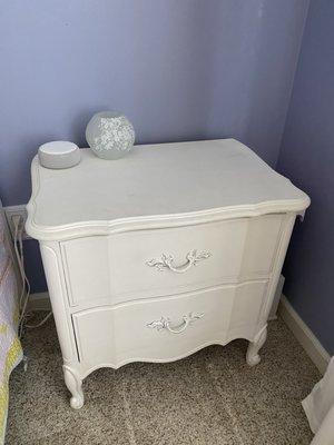 Vintage nightstand bought from The Perfect Piece