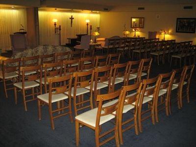 Our chapel seating 100