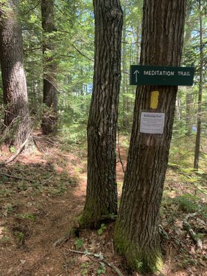 Wonderful out and back side trail with small waterfall and views of the pond.