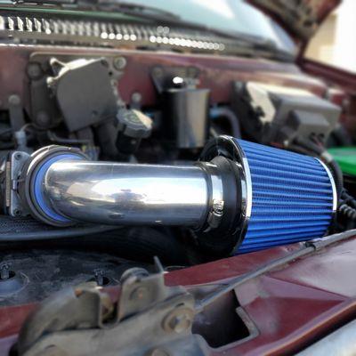 Engine bay before being at Hall's shop